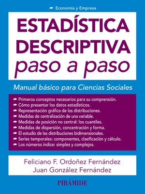 cover image of Estadística descriptiva paso a paso